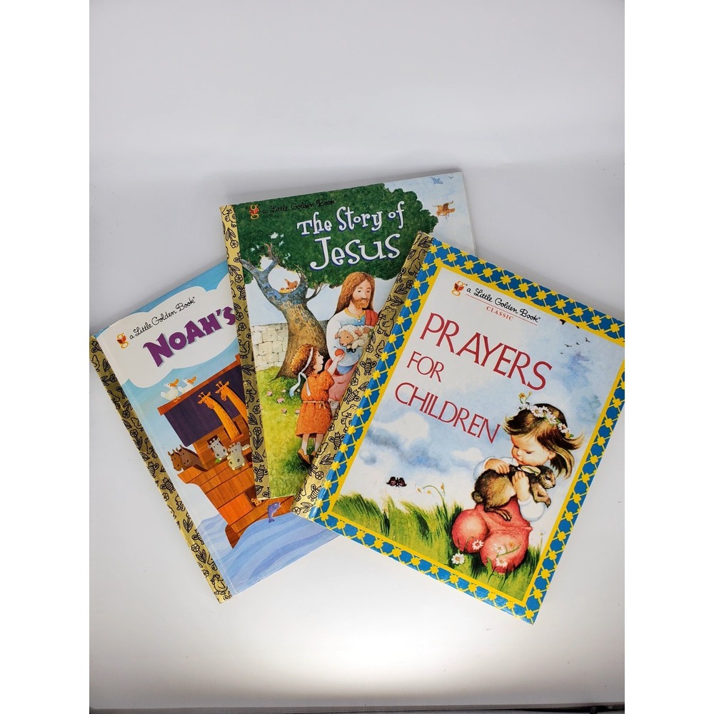 Little Golden Books * Set Of Three Christian Books For Children